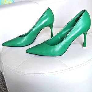 Zara Green Heels